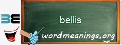 WordMeaning blackboard for bellis